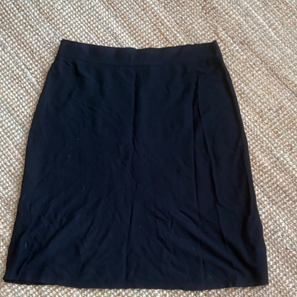 💛Eileen Fisher Elegant Black Pencil Skirt
